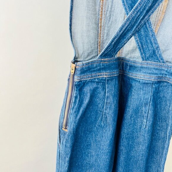 Madewell NWT tapered legs overall denim, Blue, Size 00 022 - Picture 6 of 11